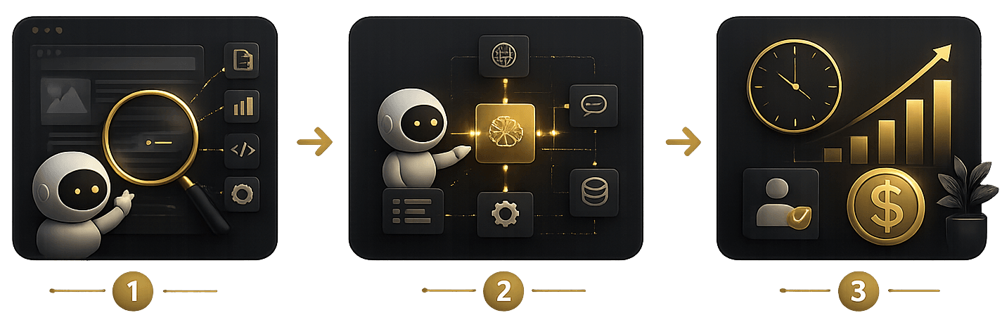 helpmybiz AI dashboard
